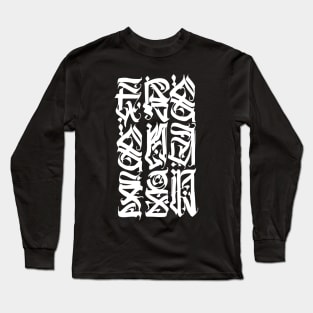 Freemason Calligraffiti Long Sleeve T-Shirt